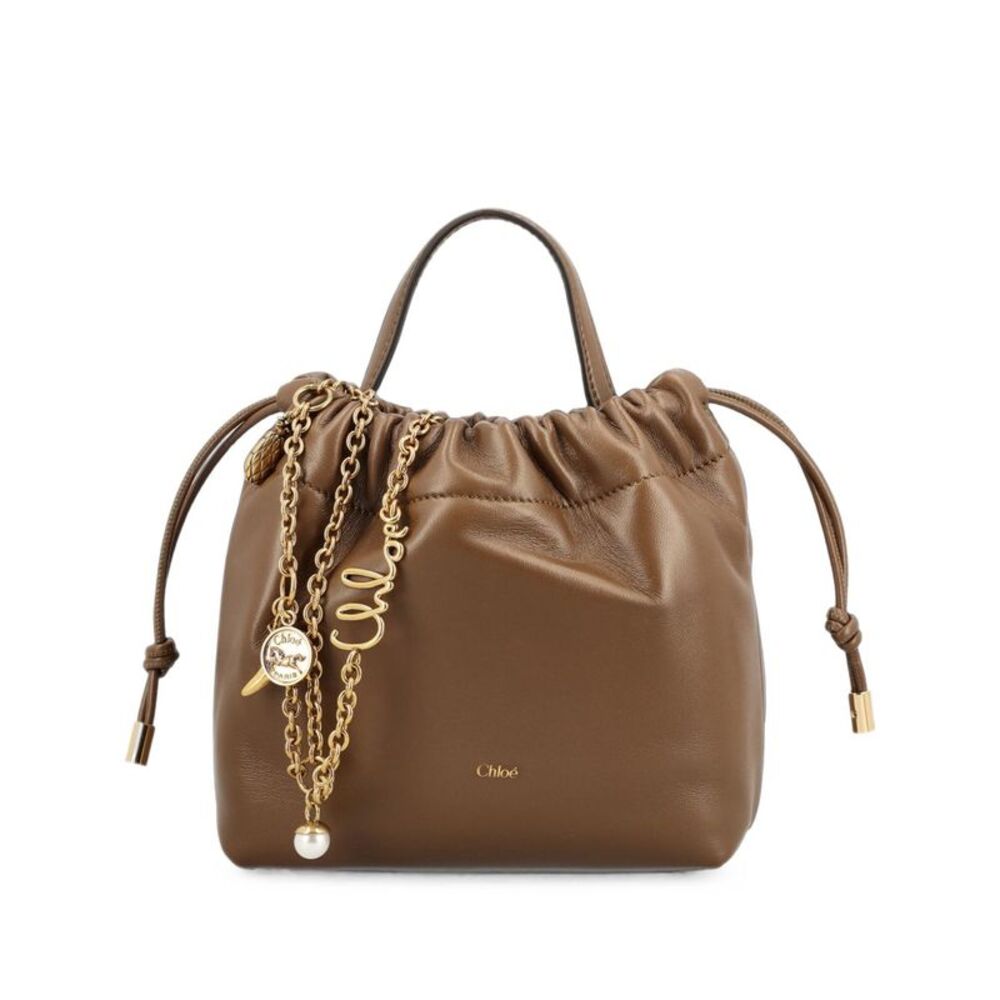 Chloé Women Chloé Icons Leather Mini Bucket Bag